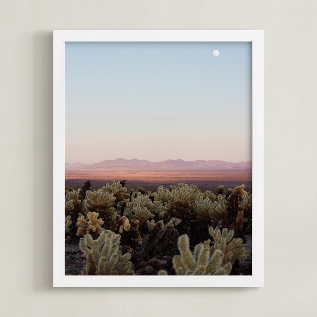 "Joshua Tree II" - Art Print in Desert by Jenna Gibson - Framed