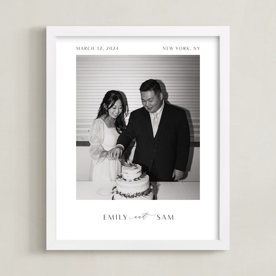 "Be There: Portrait Framed Photo" - Framed Photo in Charcoal by Blustery August - Framed