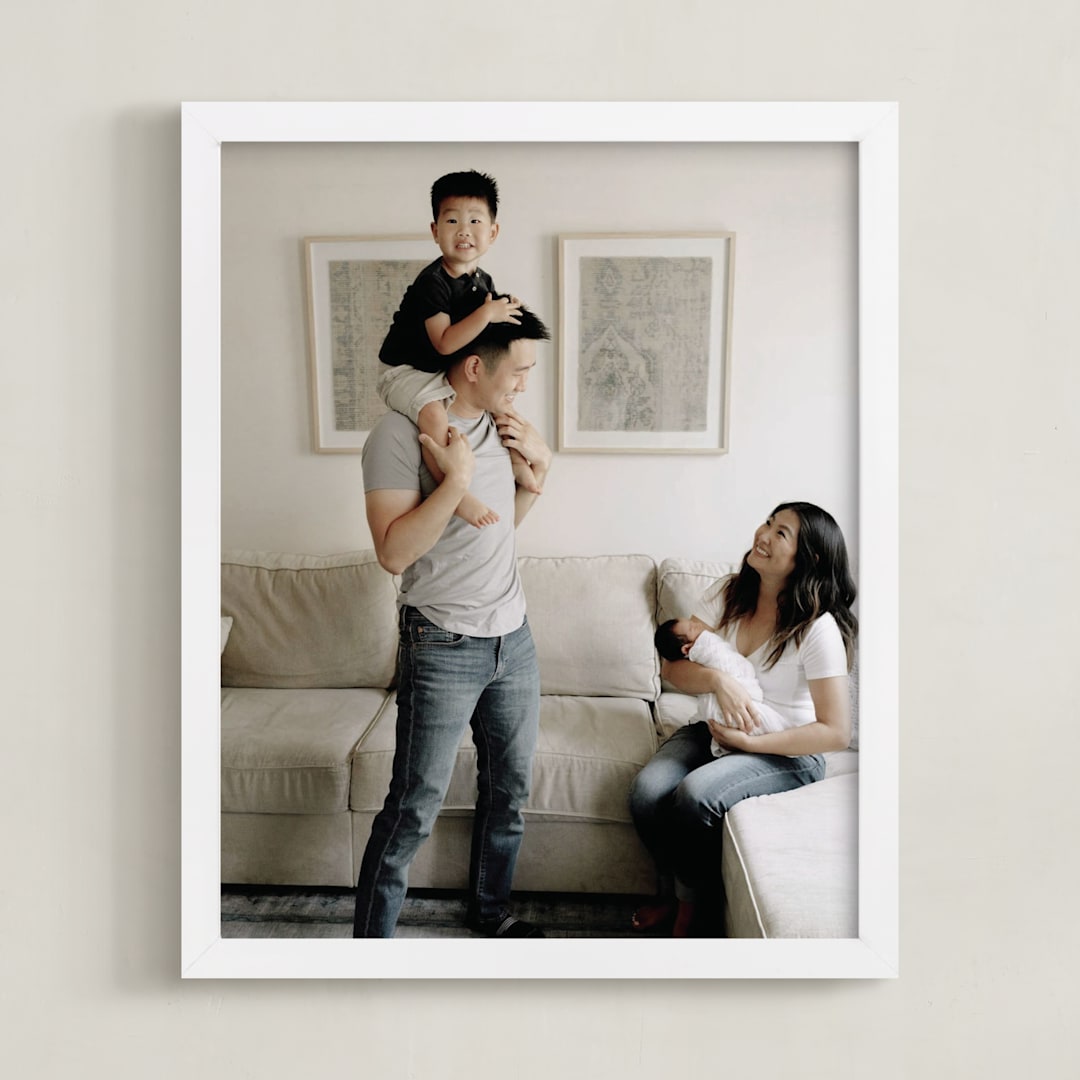 "The Big Picture: Mother's Day Framed Photo" - Framed Photo in White by Minted - Framed