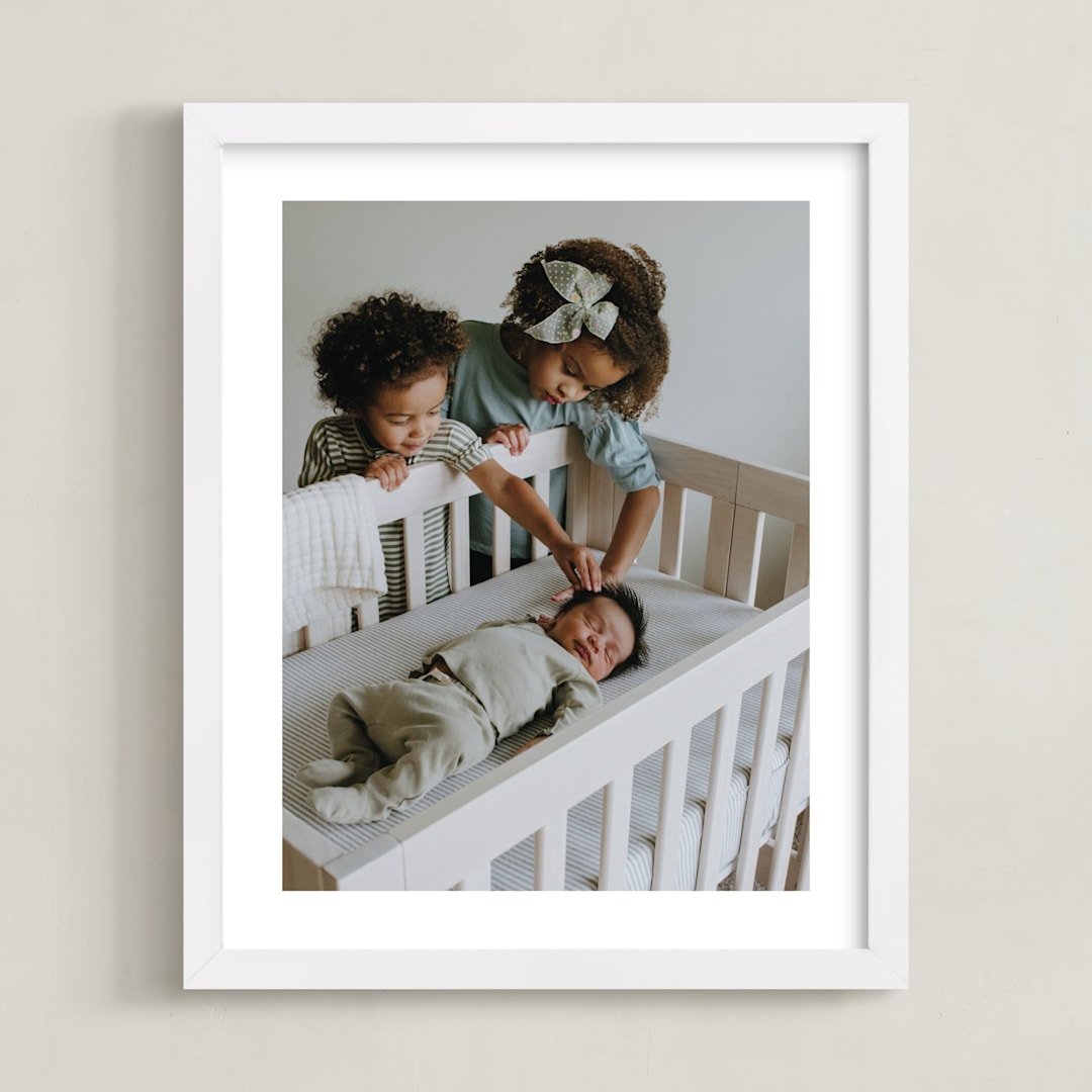 "The Big Picture: Mother's Day Framed Photo" - Framed Photo in White by Minted - Framed
