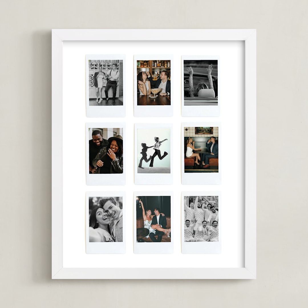 "Nine Photo: Portrait Framed Photo" - Framed Photo in Cloud by Olivia Kanaley Inman - Framed