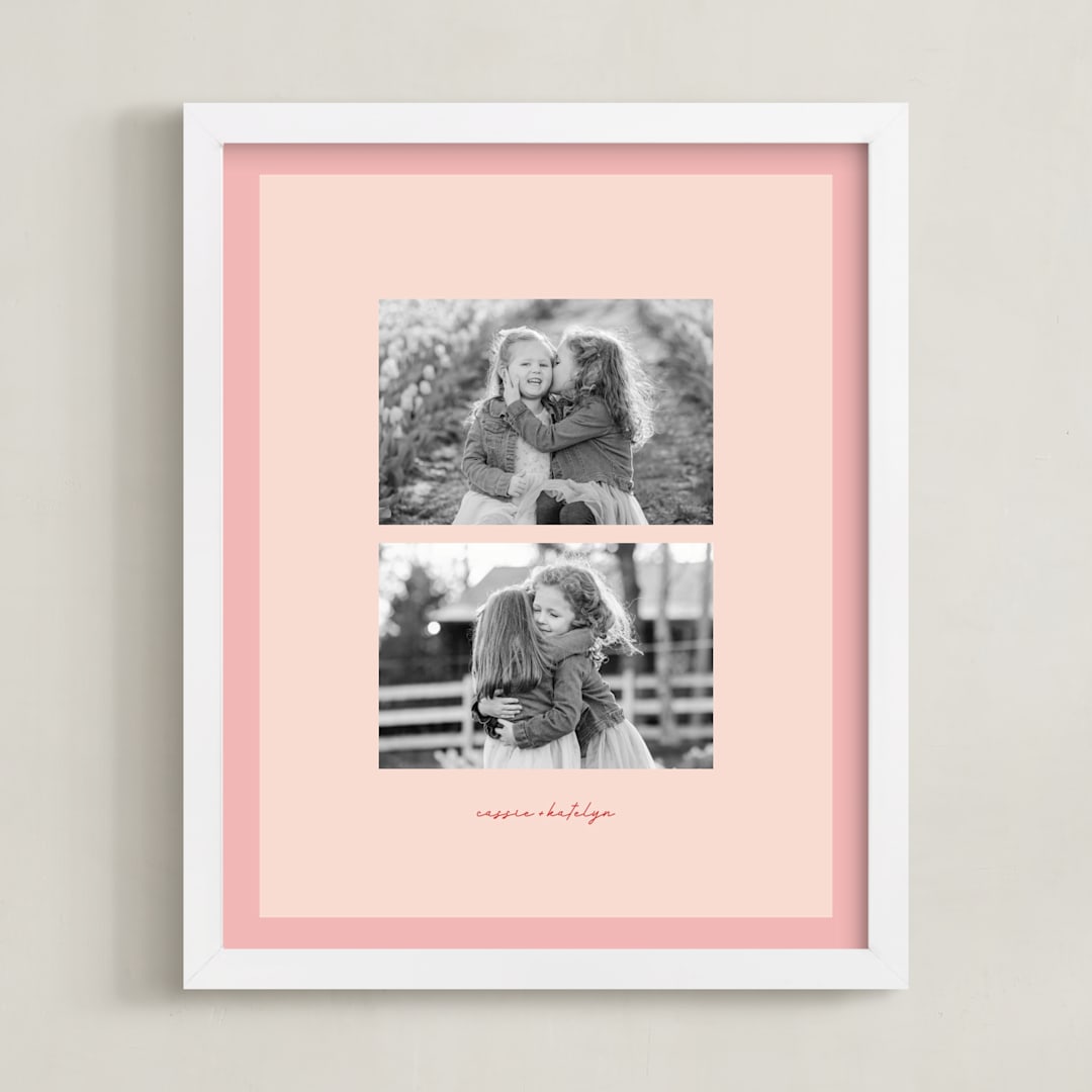 "Soft Hues Two Photo: Framed Photo" - Framed Photo in Blush by Blustery August - Framed