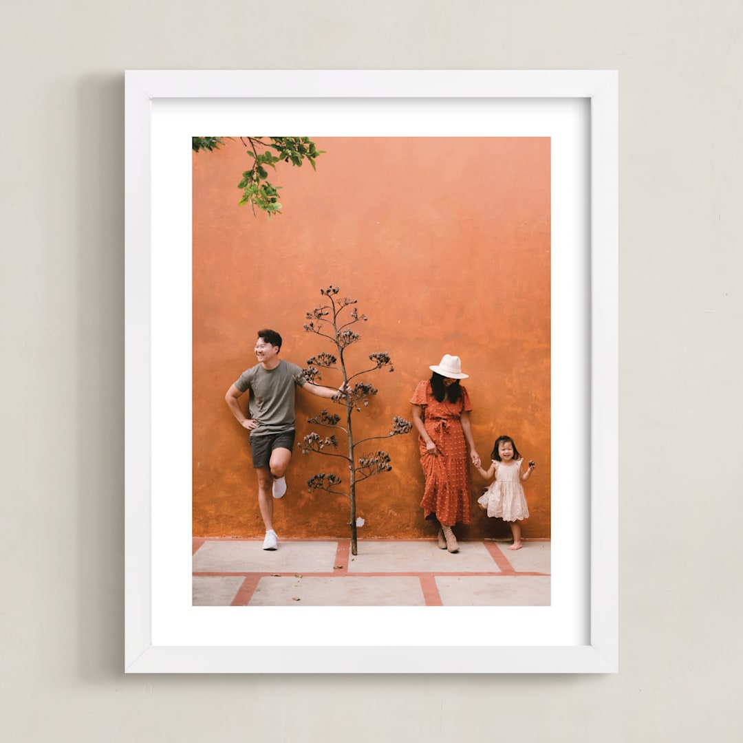 "The Big Picture" - Framed Photo in White by Minted - Framed