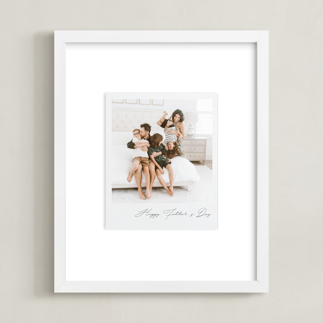 "Classic Snap: Portrait Framed Photo" - Framed Photo in Quartz by Minted - Framed