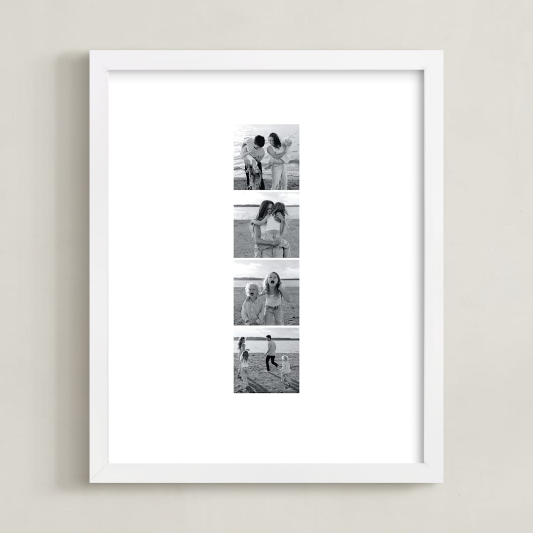 "Photo Strip: Framed Photo " - Framed Photo in White by Minted - Framed