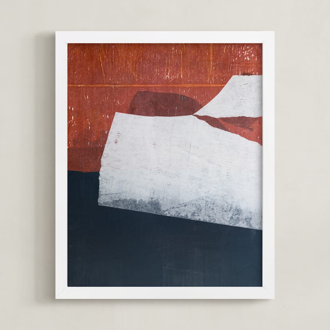 "This Old Dream" - Art Print in Terra Cotta by Jennifer Daily - Framed