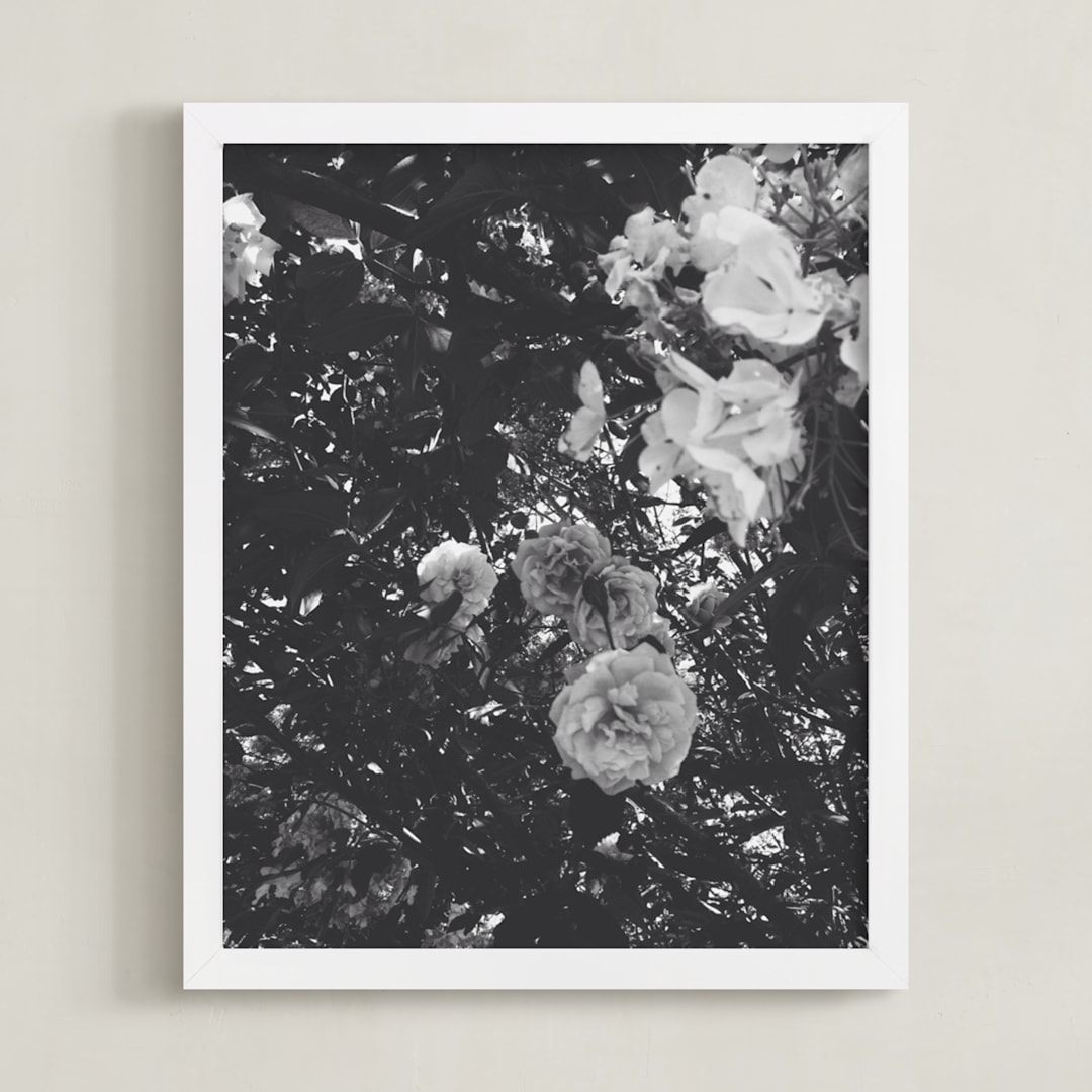 "NightFleur3" - Art Print in NightFleur3 by HafnHafStudio - Framed