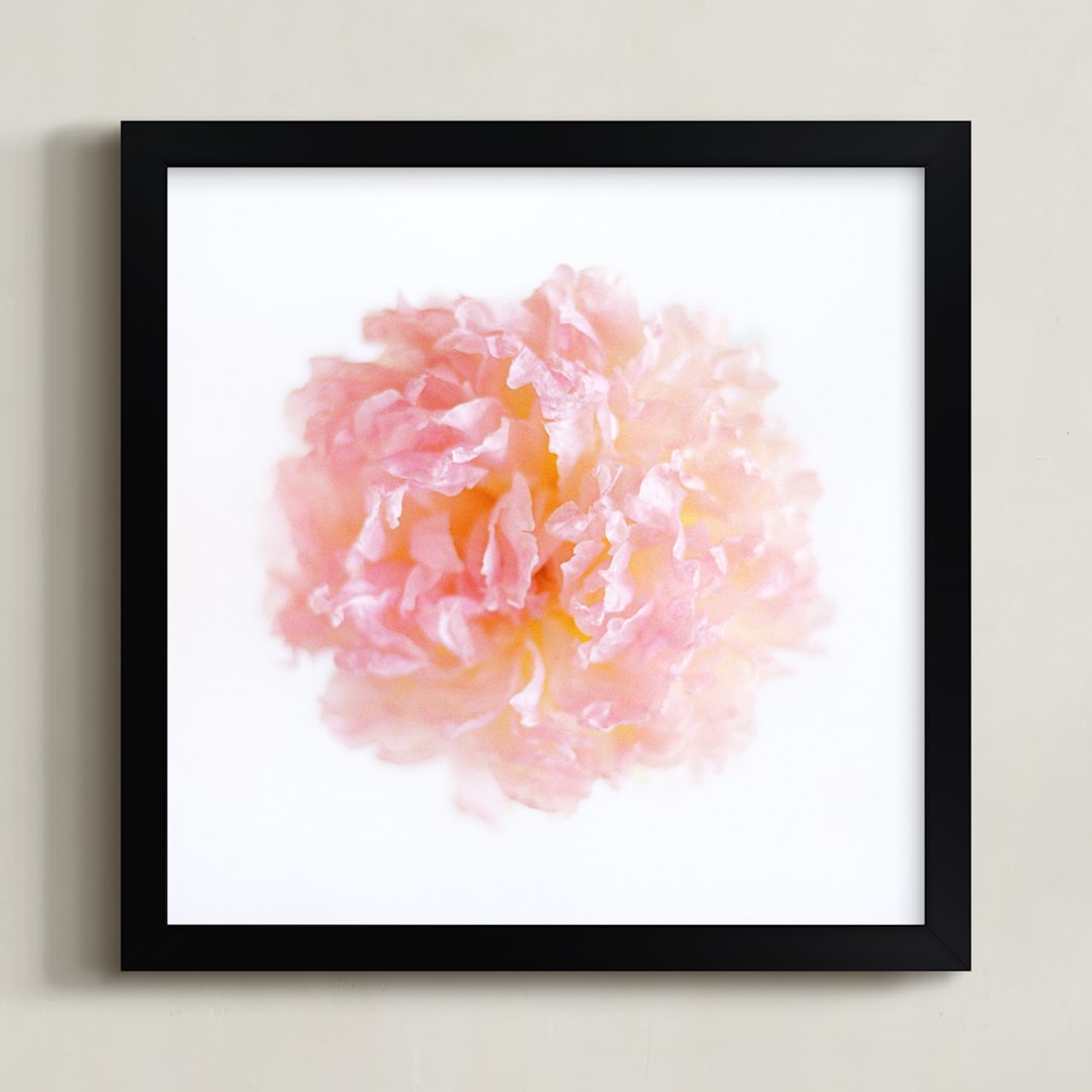 "Carolina" - Art Print in Peony Pink by Kristin Muntean - Framed