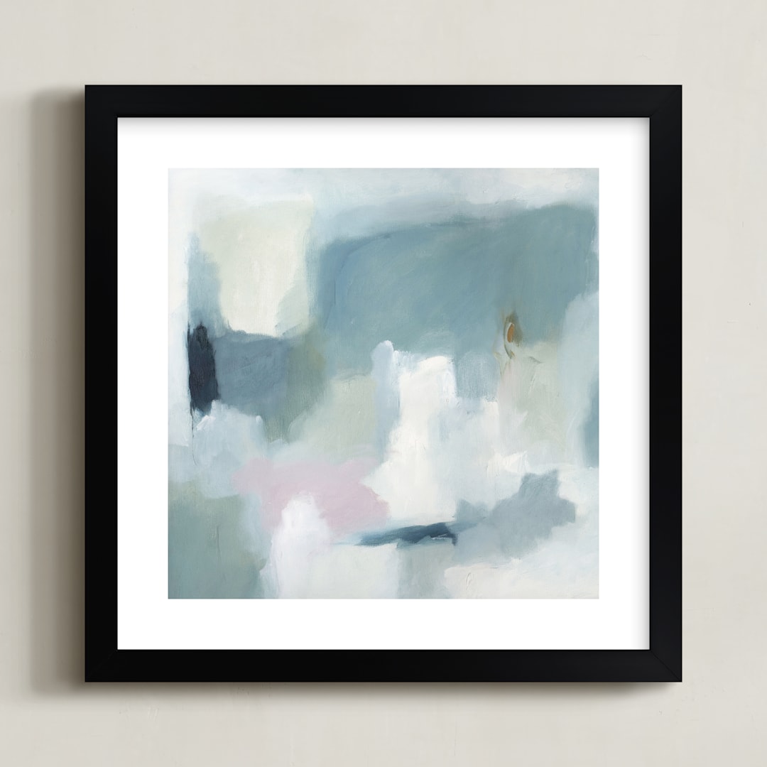 "Pacific I" - Art Print in Ocean by Nicoletta Savod - Framed
