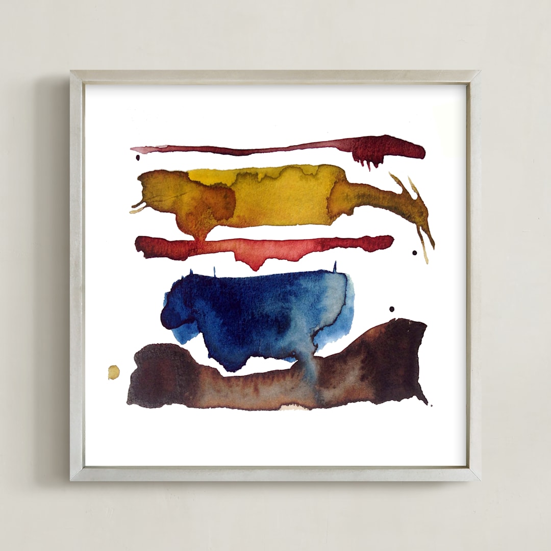 "of land and sea no.3" - Art Print in Earth by Kiana Lee - Framed