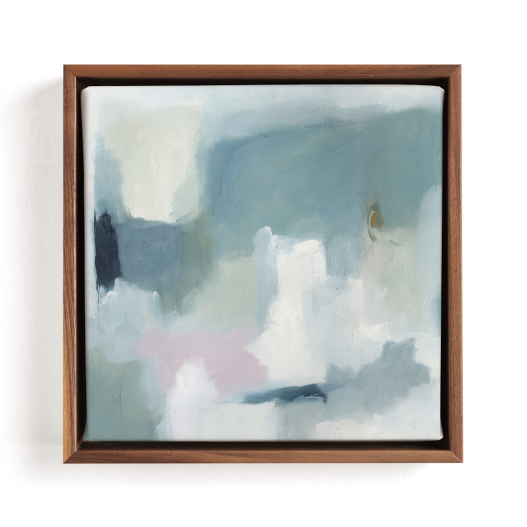 "Pacific I" - Art Print in Ocean by Nicoletta Savod - Framed Canvas