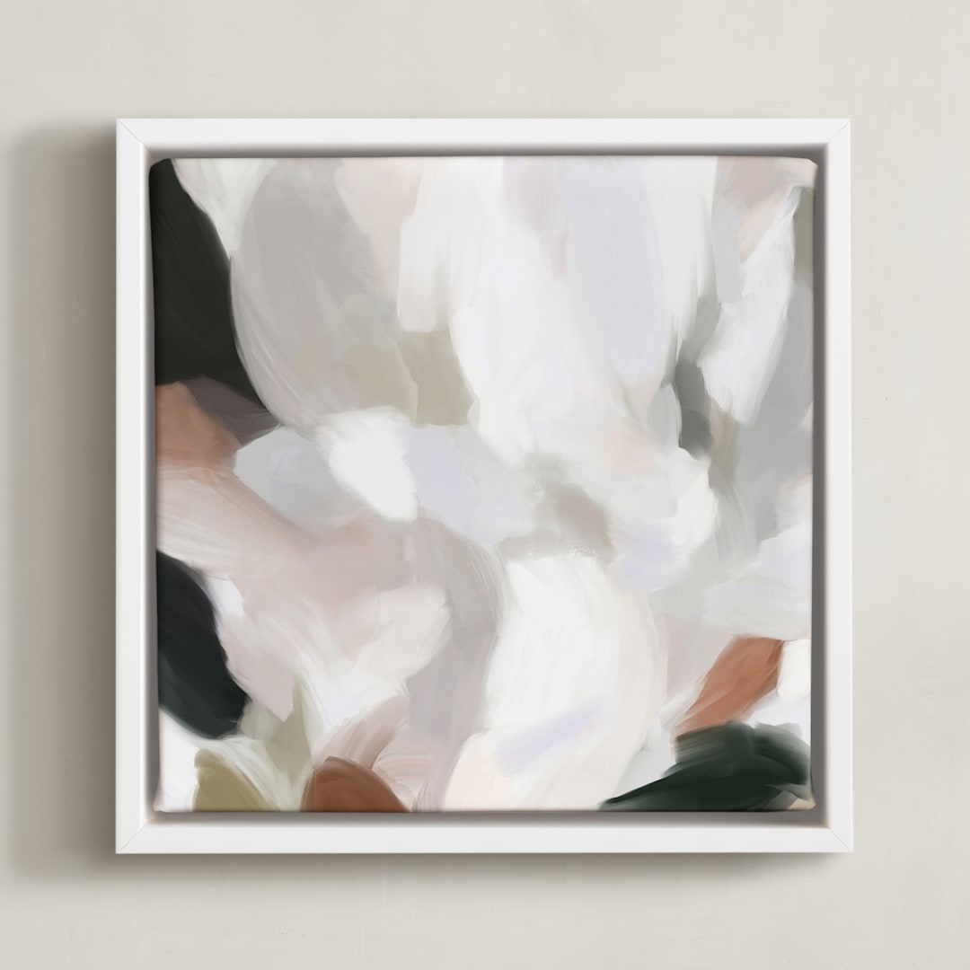 "The Forest 1" - Art Print in Earthen by Melanie Severin - Framed Canvas