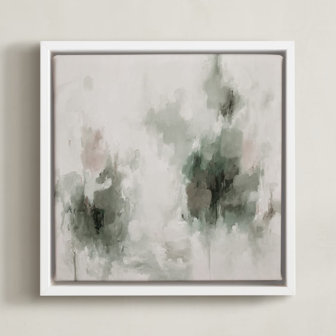 "Meadow Ridge" - Art Print in Meadow by Nicoletta Savod - Framed Canvas