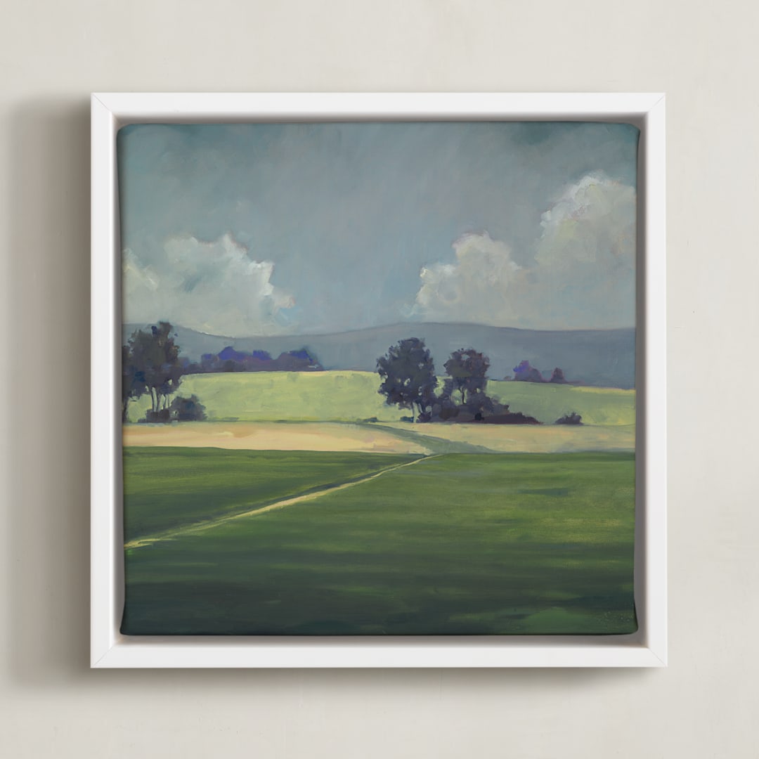 "The Way Forward" - Art Print in Midday Light by Stephanie Goos Johnson - Framed Canvas