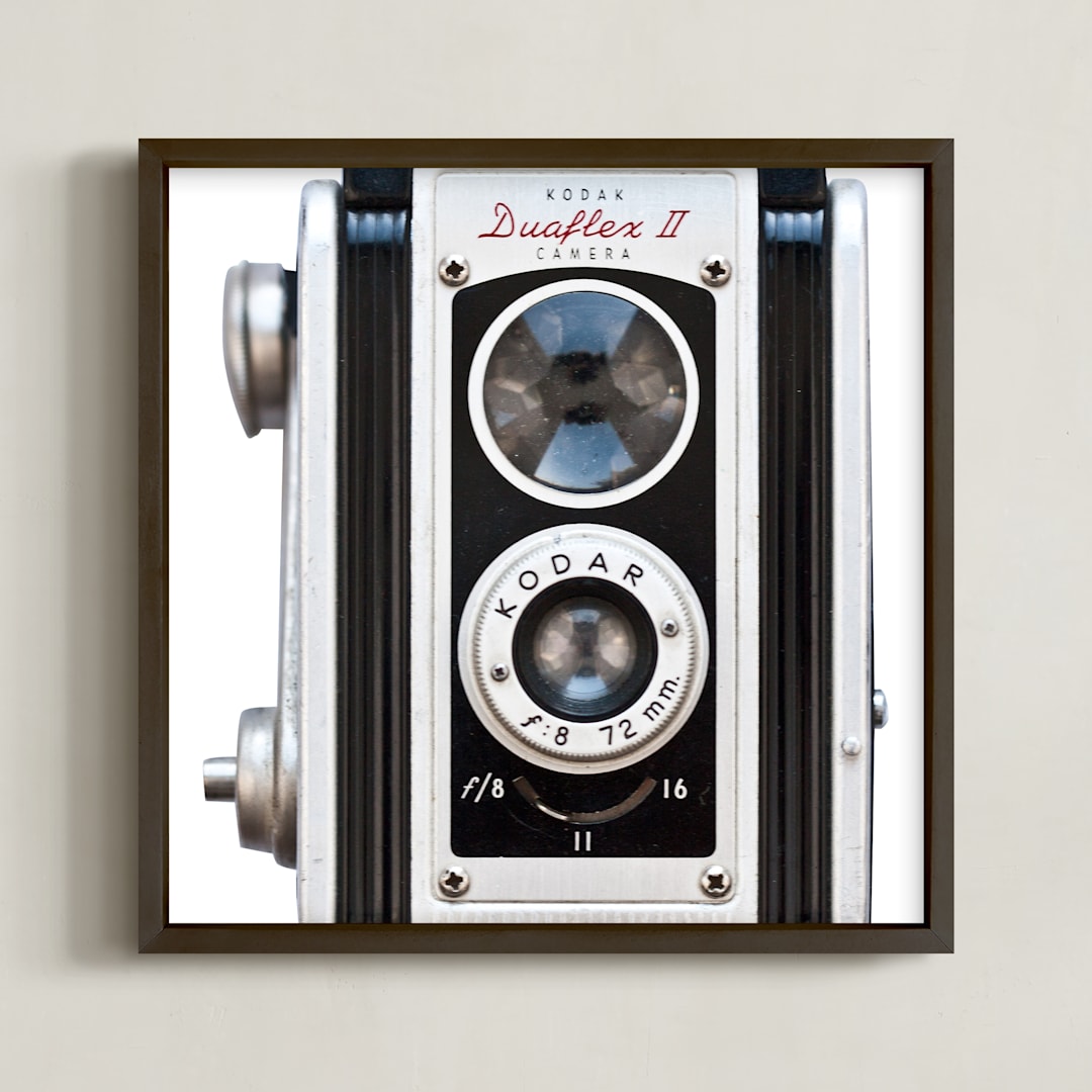 "Mid-Century Moments" - Art Print in Silver by Sheila Corcoran - Framed