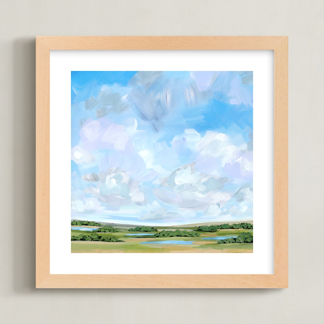 "daydreamer" - Art Print in Sunny by Nicole Walsh - Framed