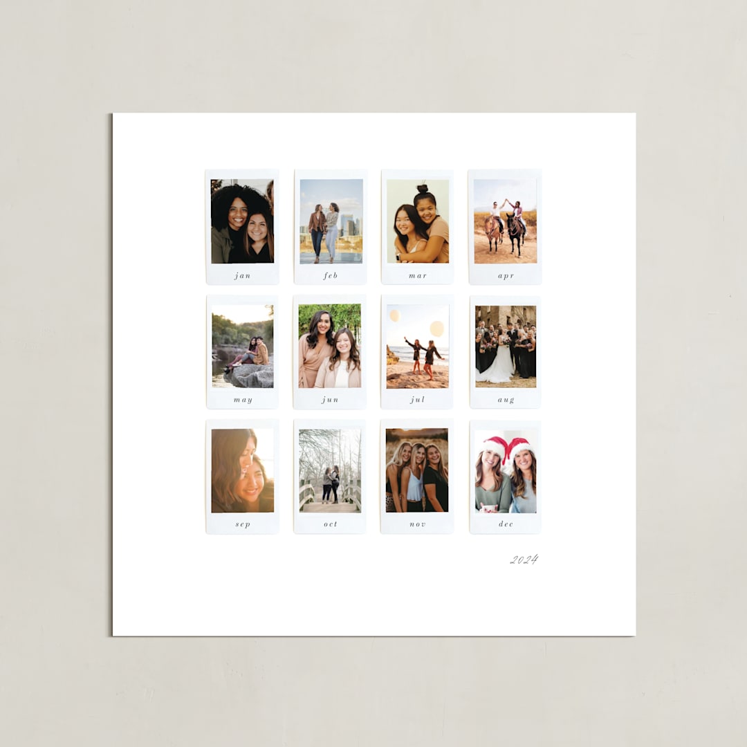 "Instant Gallery" - Framed Photo in White by Olivia Kanaley Inman - Unframed