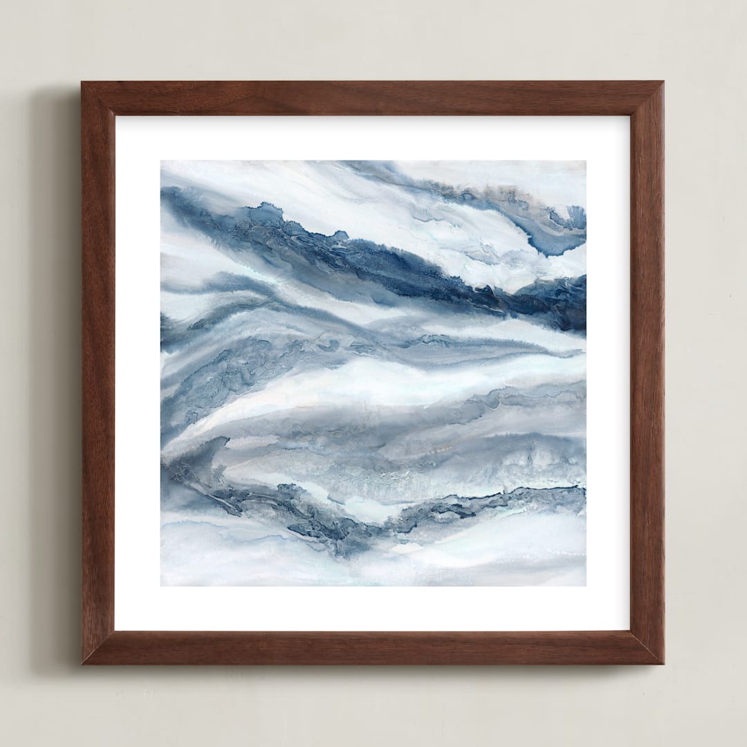 "matthew's dream" - Art Print in White by Teodora Guererra - Framed