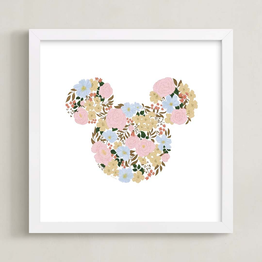Mickey's Garden Disney Art Prints by Leah Bisch | Minted