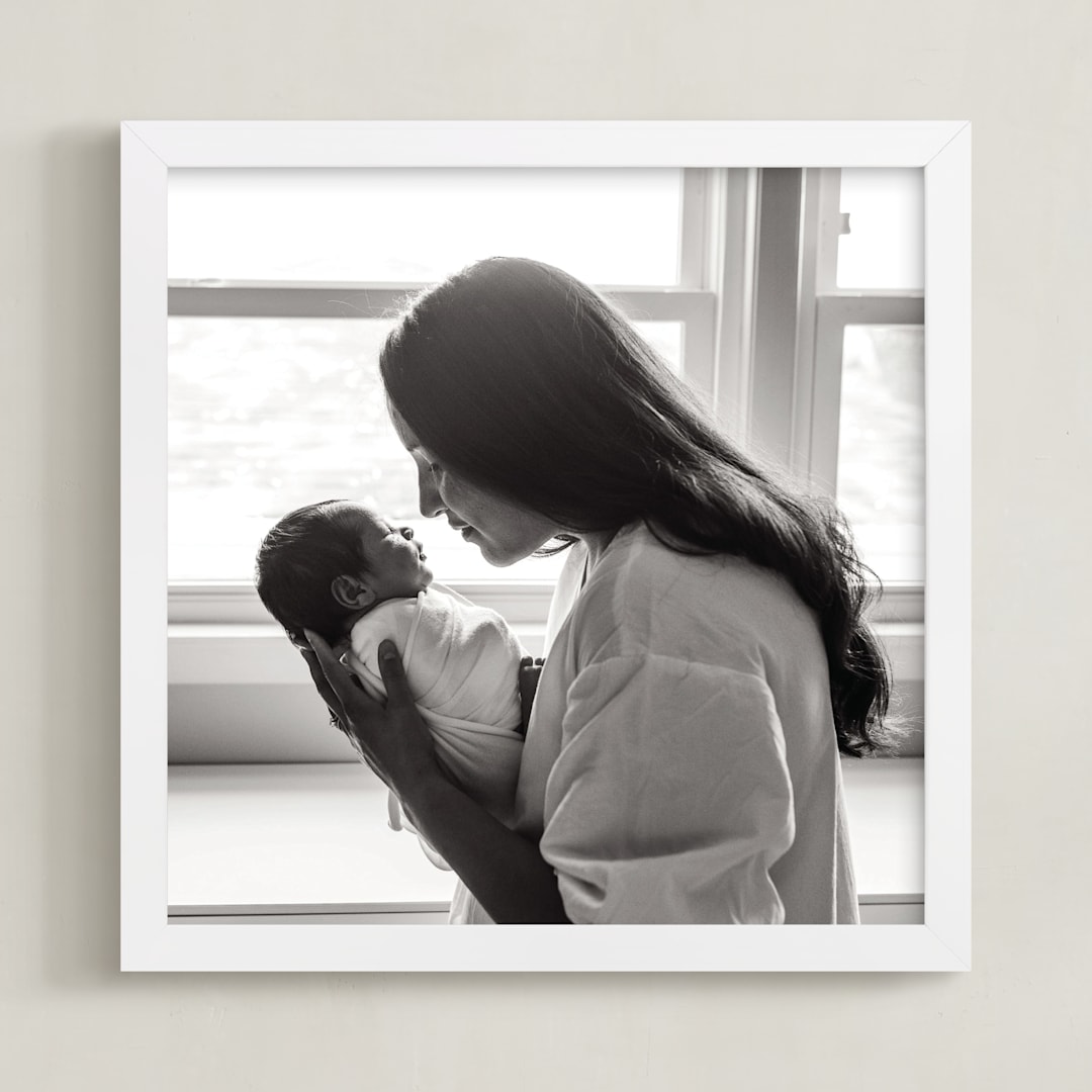 "The Big Picture: Mother's Day Framed Photo" - Framed Photo in White by Minted - Framed