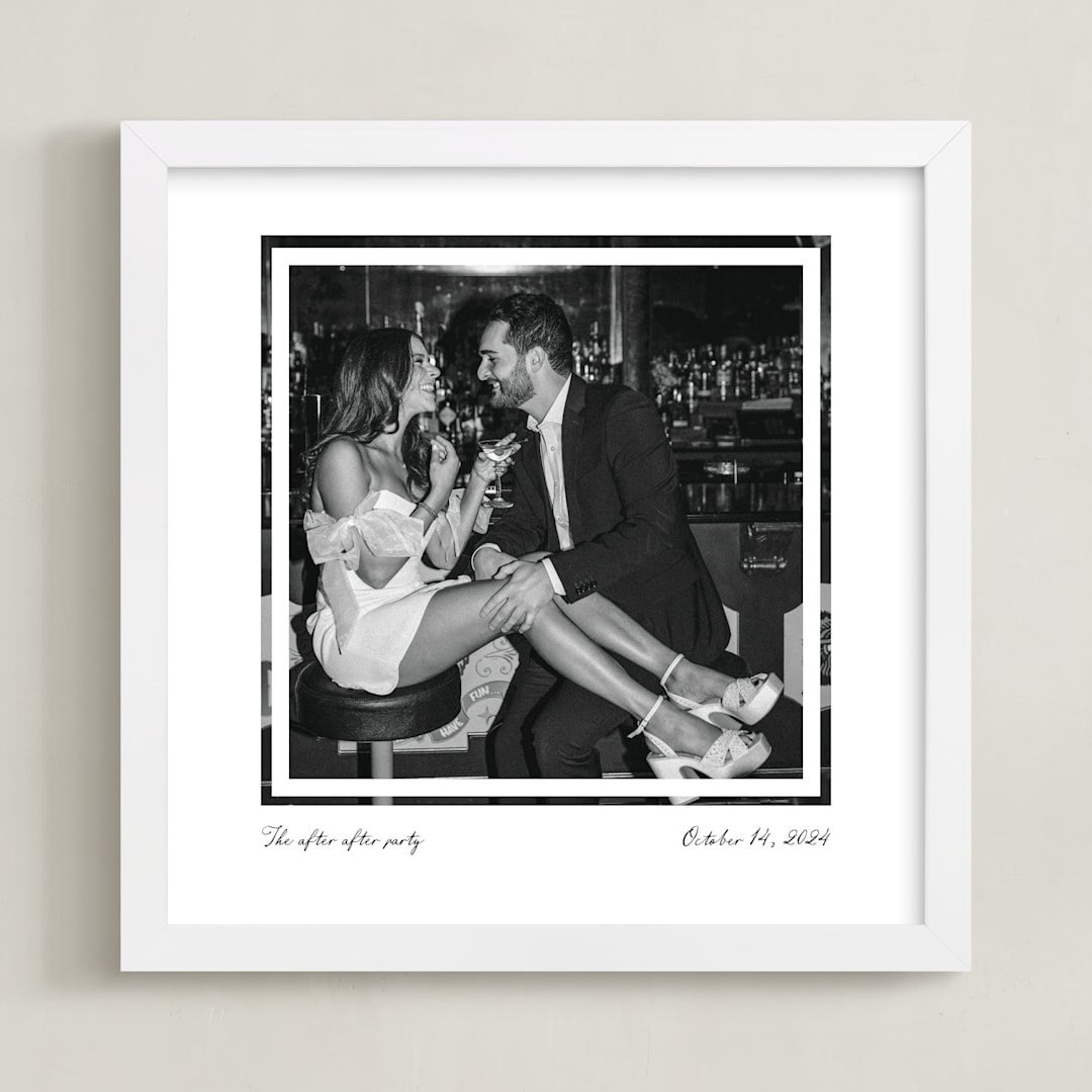"Artifact: Square Framed Photo" - Framed Photo in Charcoal by Snow and Ivy - Framed