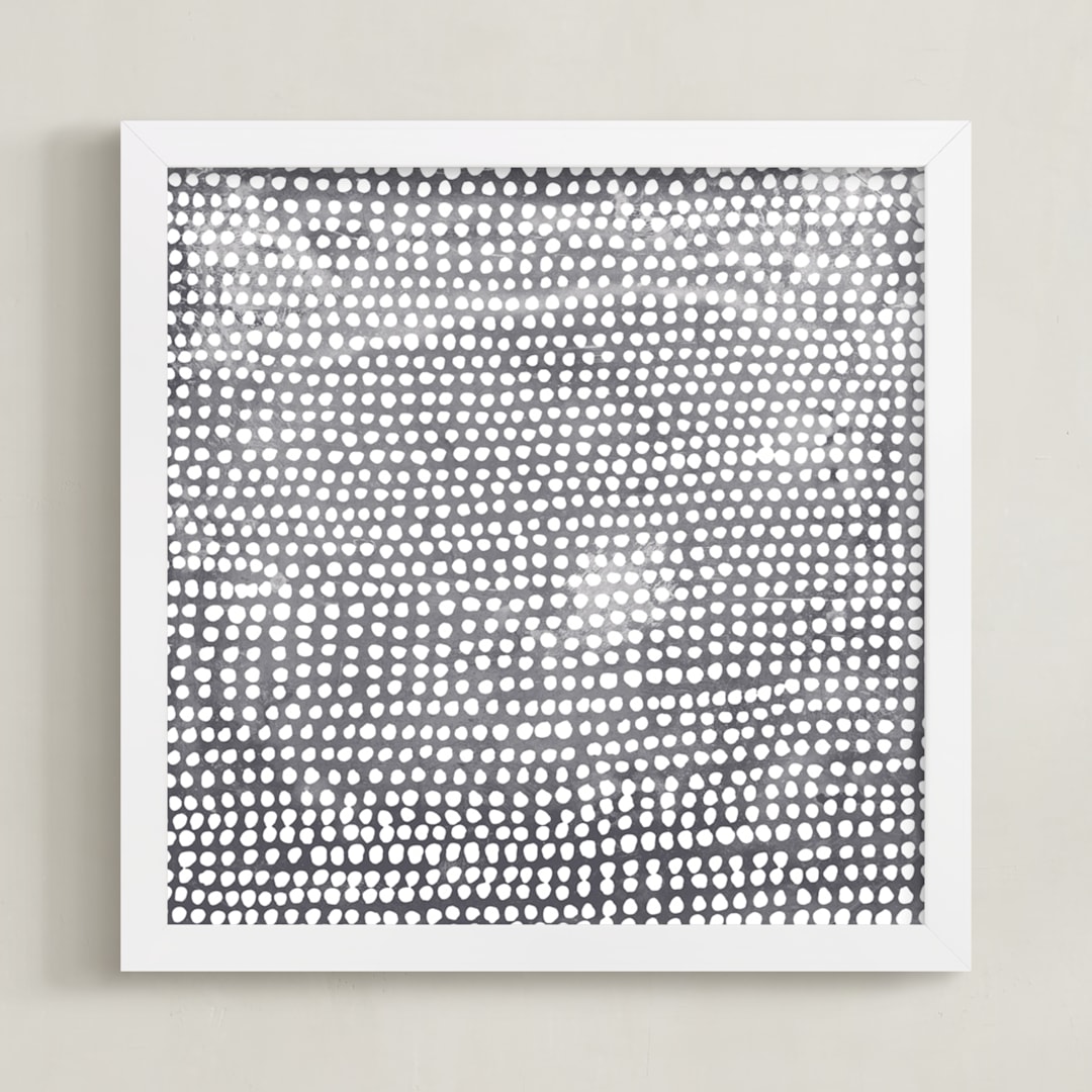 "Dance" - Art Print in Smoke by Kerry Doyle - Framed