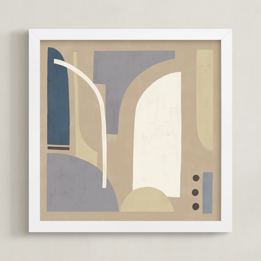 "Collage Two" - Art Print in Original by Jessie Burch - Framed