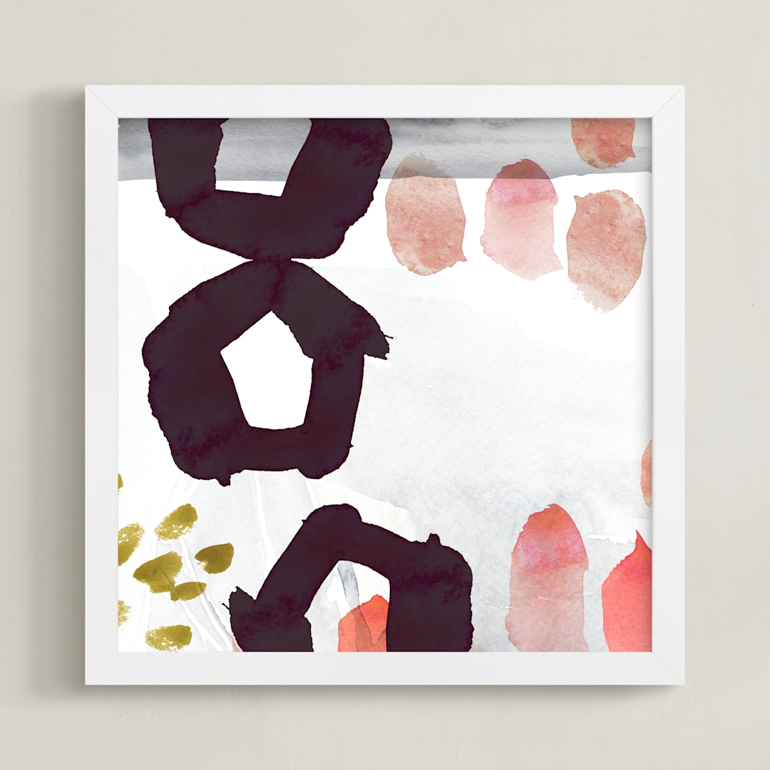 "rhythm" - Art Print in Ink by Kelly Ventura - Framed