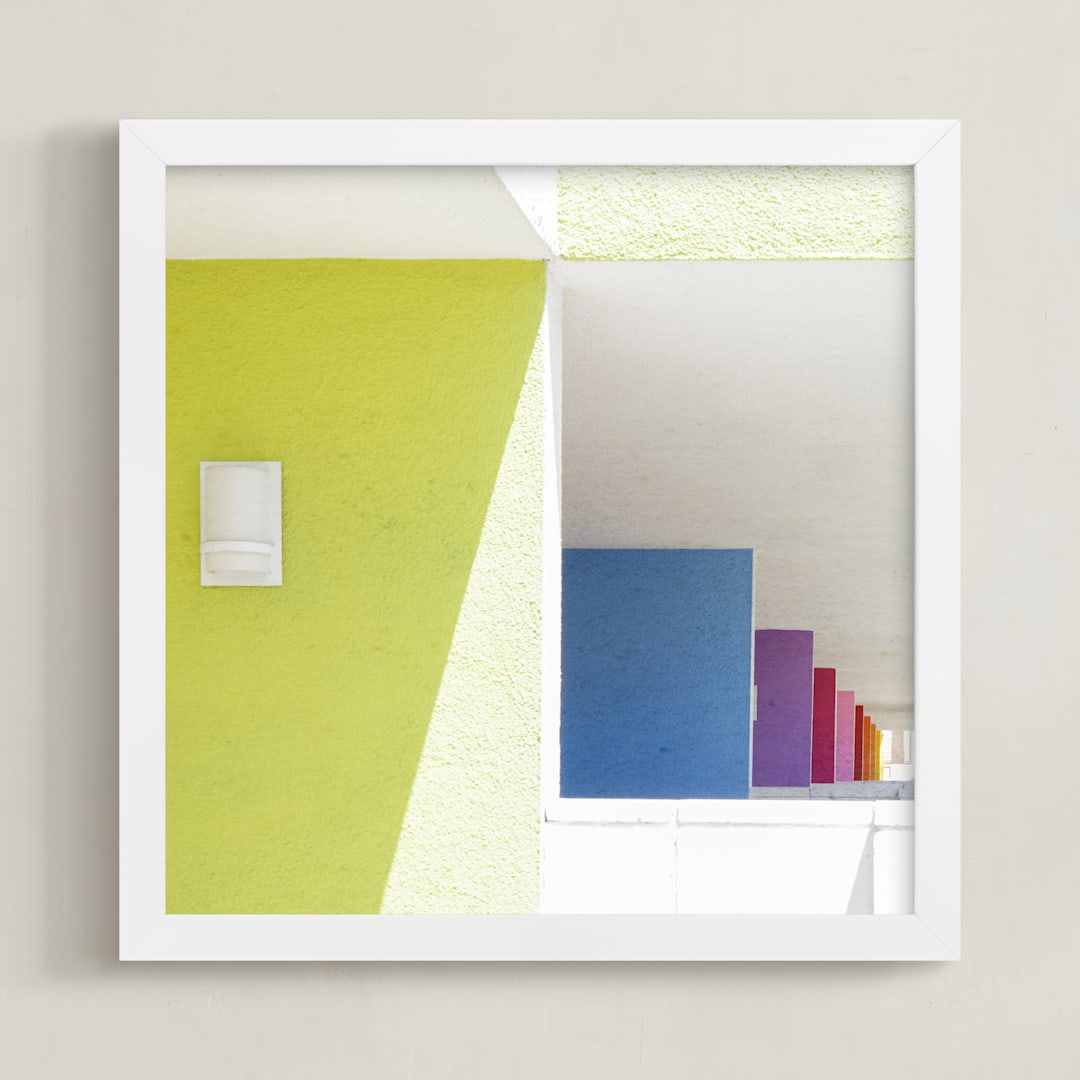 "Palm Springs 3" - Art Print in Urban Springtime by Shannon Howard - Framed