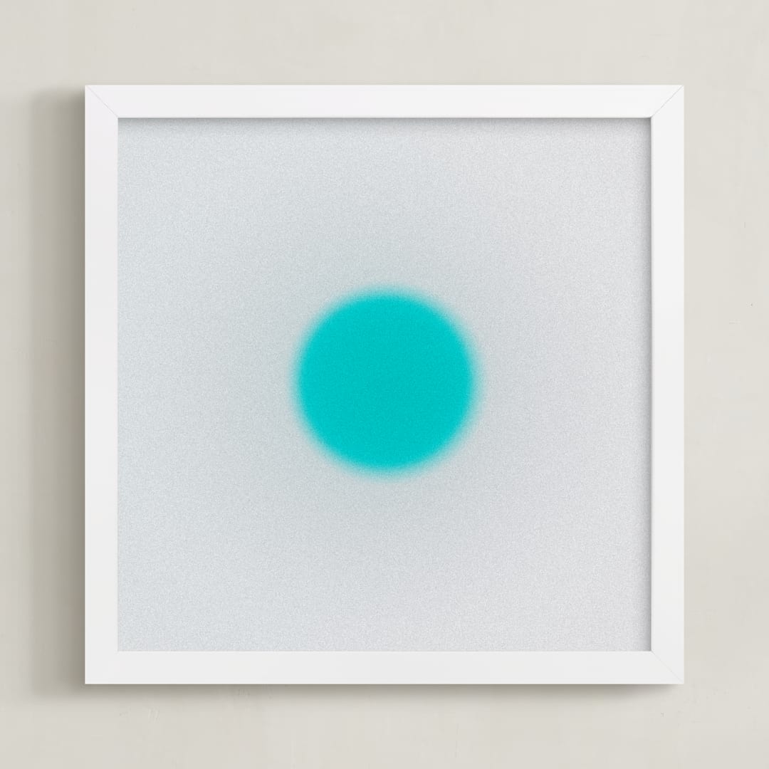 "Sun in the dust. Variations 9" - Art Print in Glaciar White by Arash Fattahi Acosta - Framed