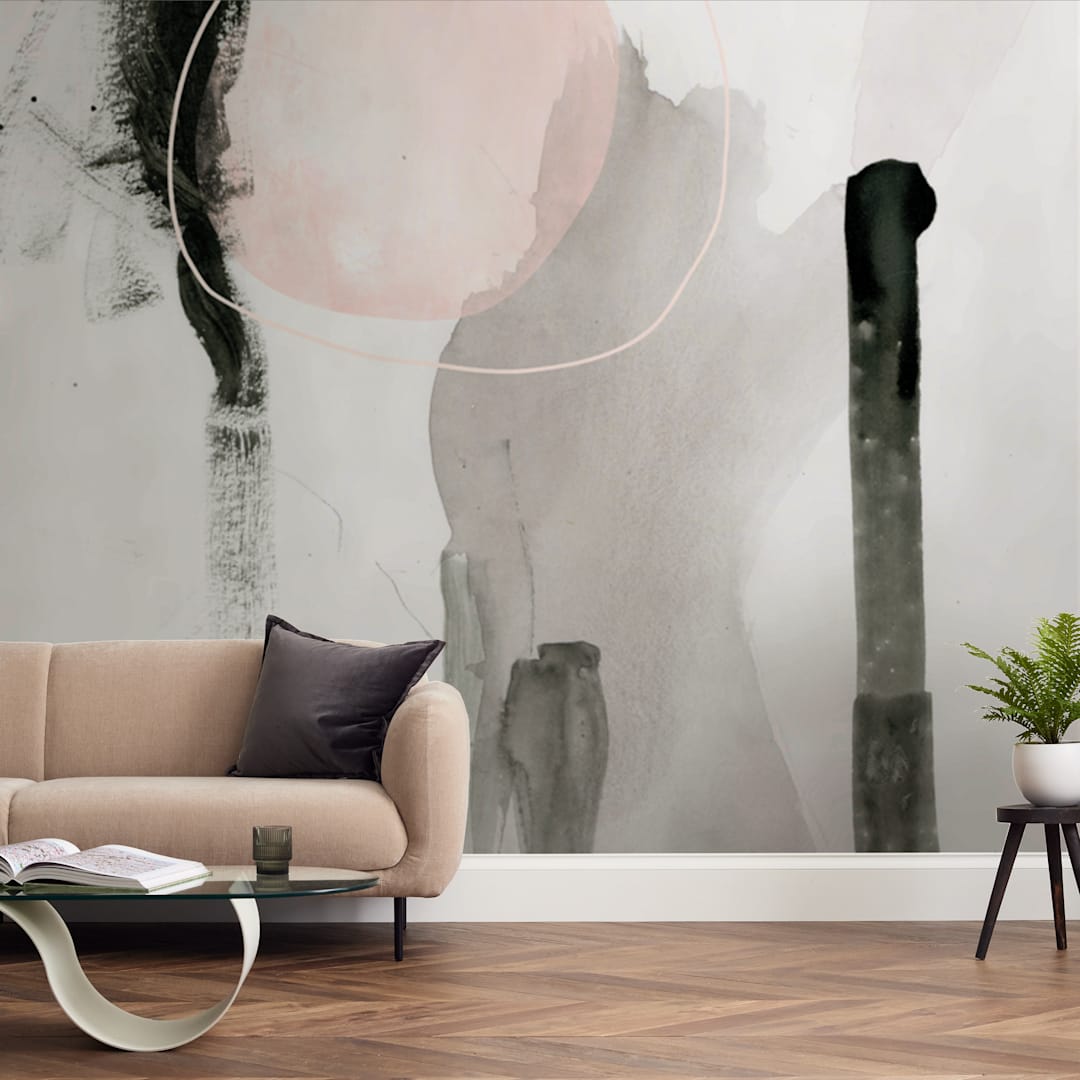 "Son" - Wall Mural in White by Lori Wemple - In a Room