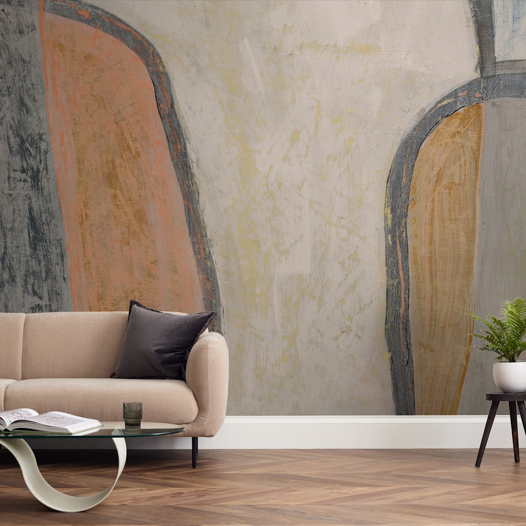 "calm distress" - Wall Mural in Sand by Kate Cawood - In a Room