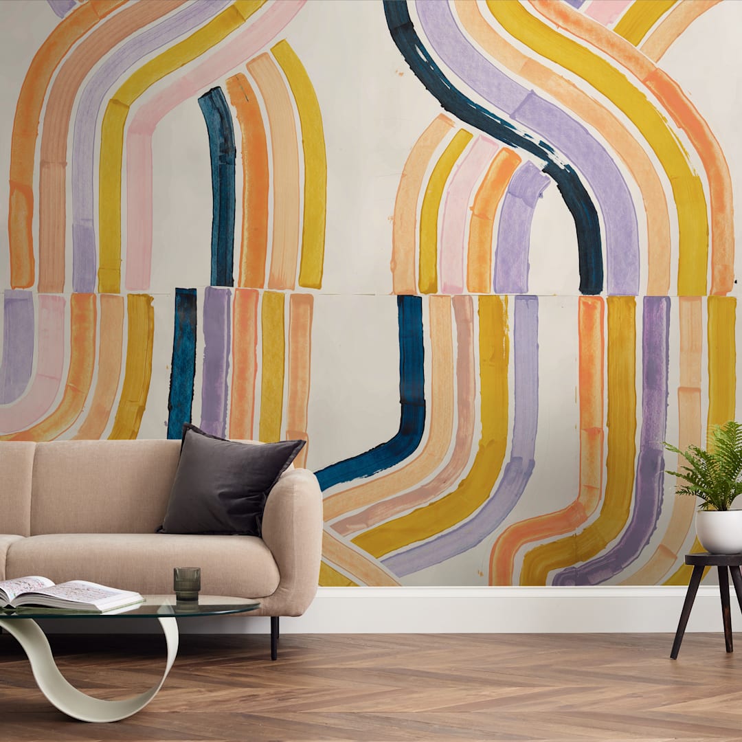 "dawnlight" - Wall Mural in Sun by Lise Gulassa - In a Room