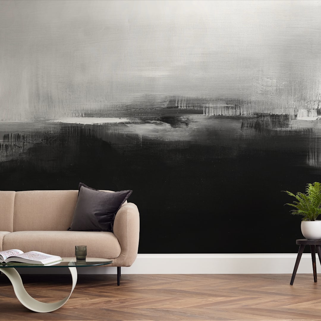 "DuskDawn" - Wall Mural in Carbon by Vasco - In a Room