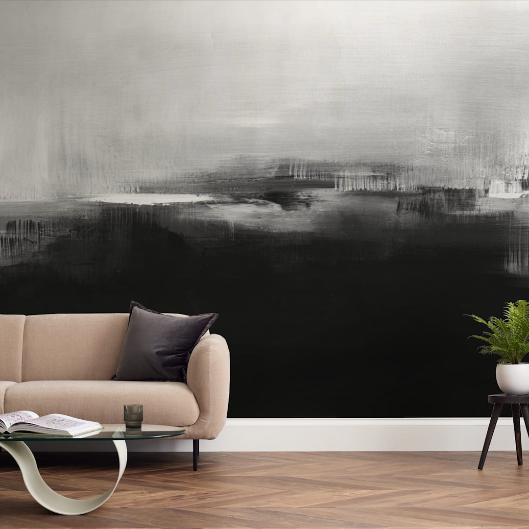 "DuskDawn" - Wall Mural in Carbon by Vasco - In a Room