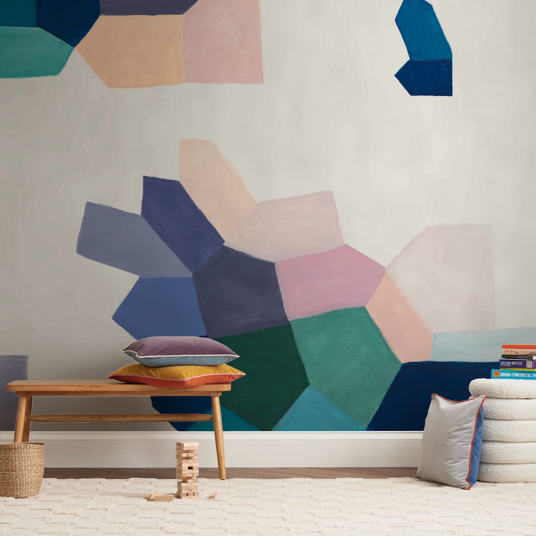"crystal castles" - Wall Mural in White by raven erebus - In a Room