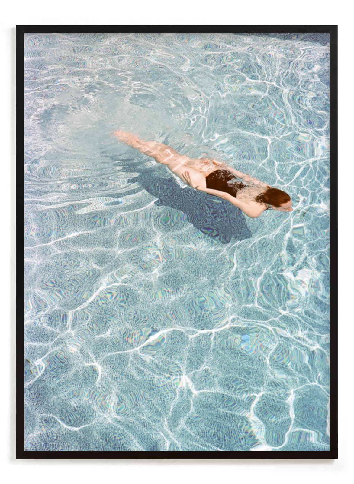 "Going for a Swim" - Limited Edition Art Print by Whitney Deal in beautiful frame options and a variety of sizes.