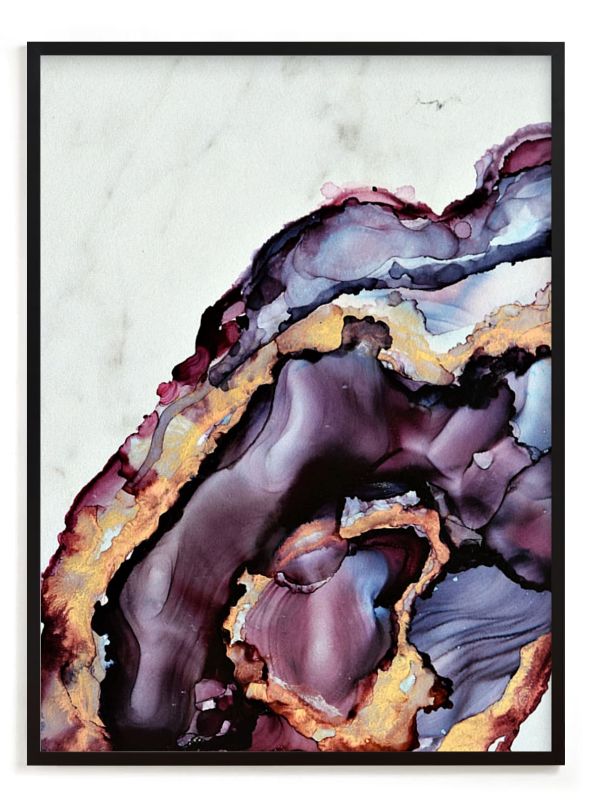 "Geode Royale" - Open Edition Fine Art Print by Marla Beyer in beautiful frame options and a variety of sizes.