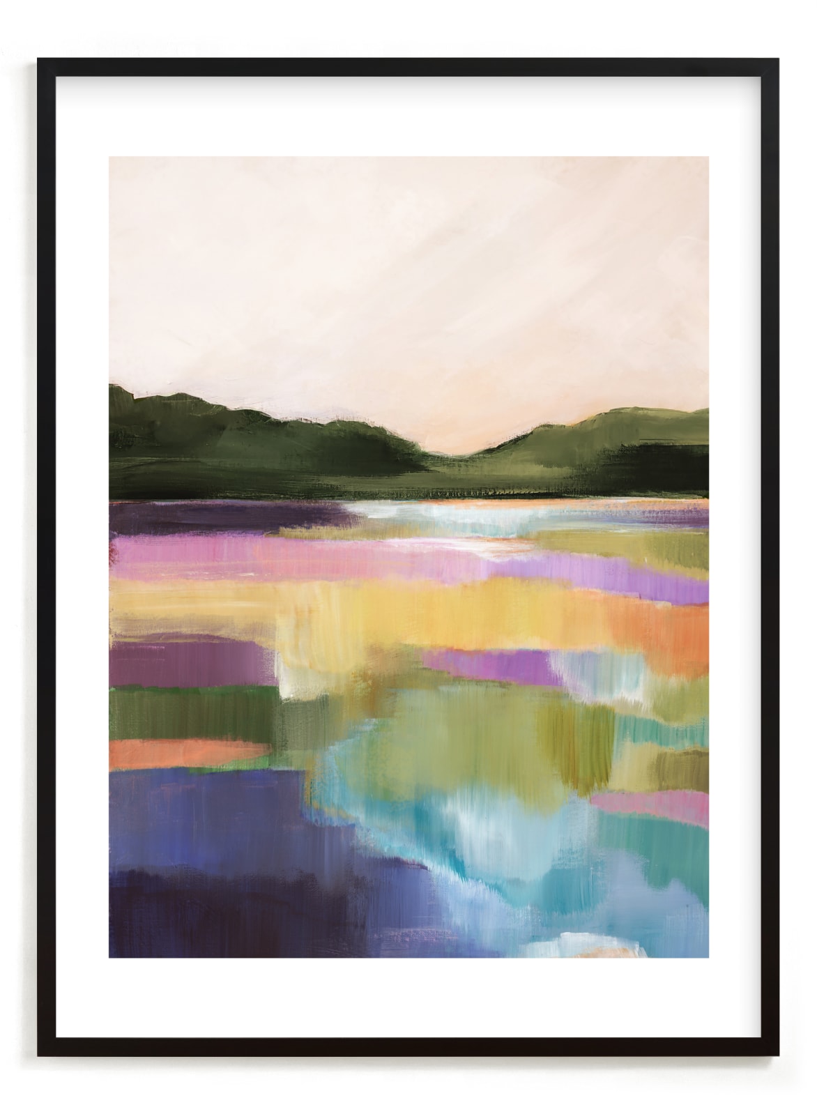 "Rainbow Waterfalls" - Limited Edition Art Print by AlisonJerry in beautiful frame options and a variety of sizes.