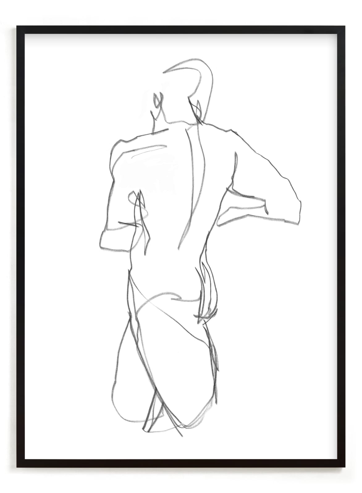 "Standing Figure" - Art Print by Lorent and Leif in beautiful frame options and a variety of sizes.