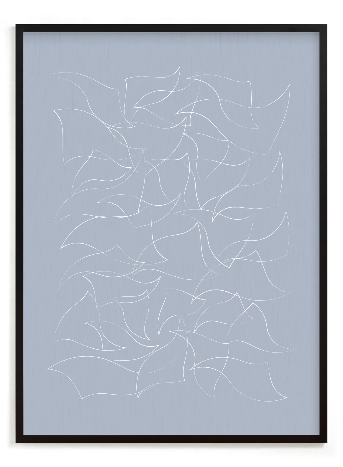 "Flock (Light Cobalt)" by Yohaku Oshima in beautiful frame options and a variety of sizes.