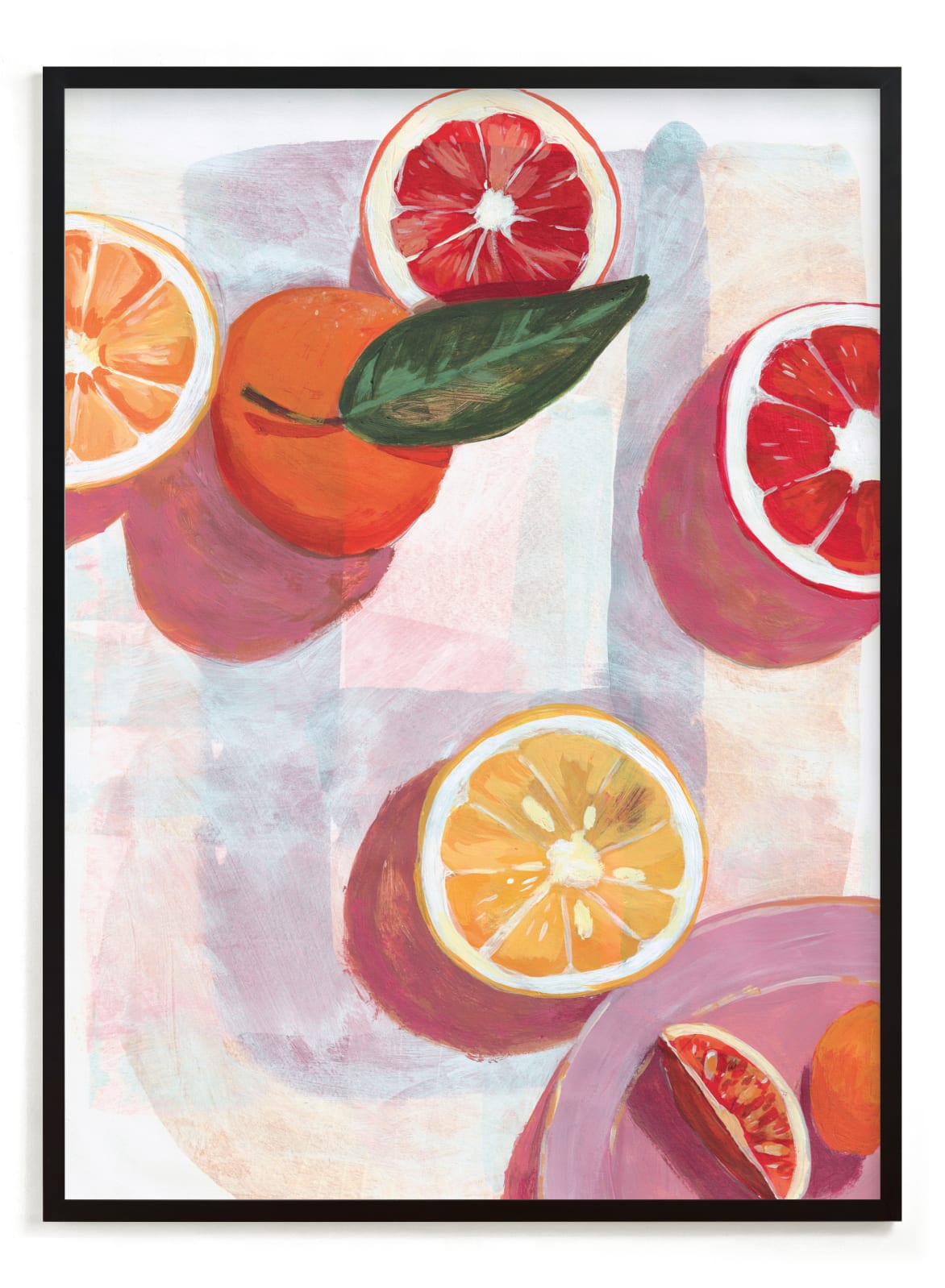 "Citrus Symphony" by Kinga Subject in beautiful frame options and a variety of sizes.