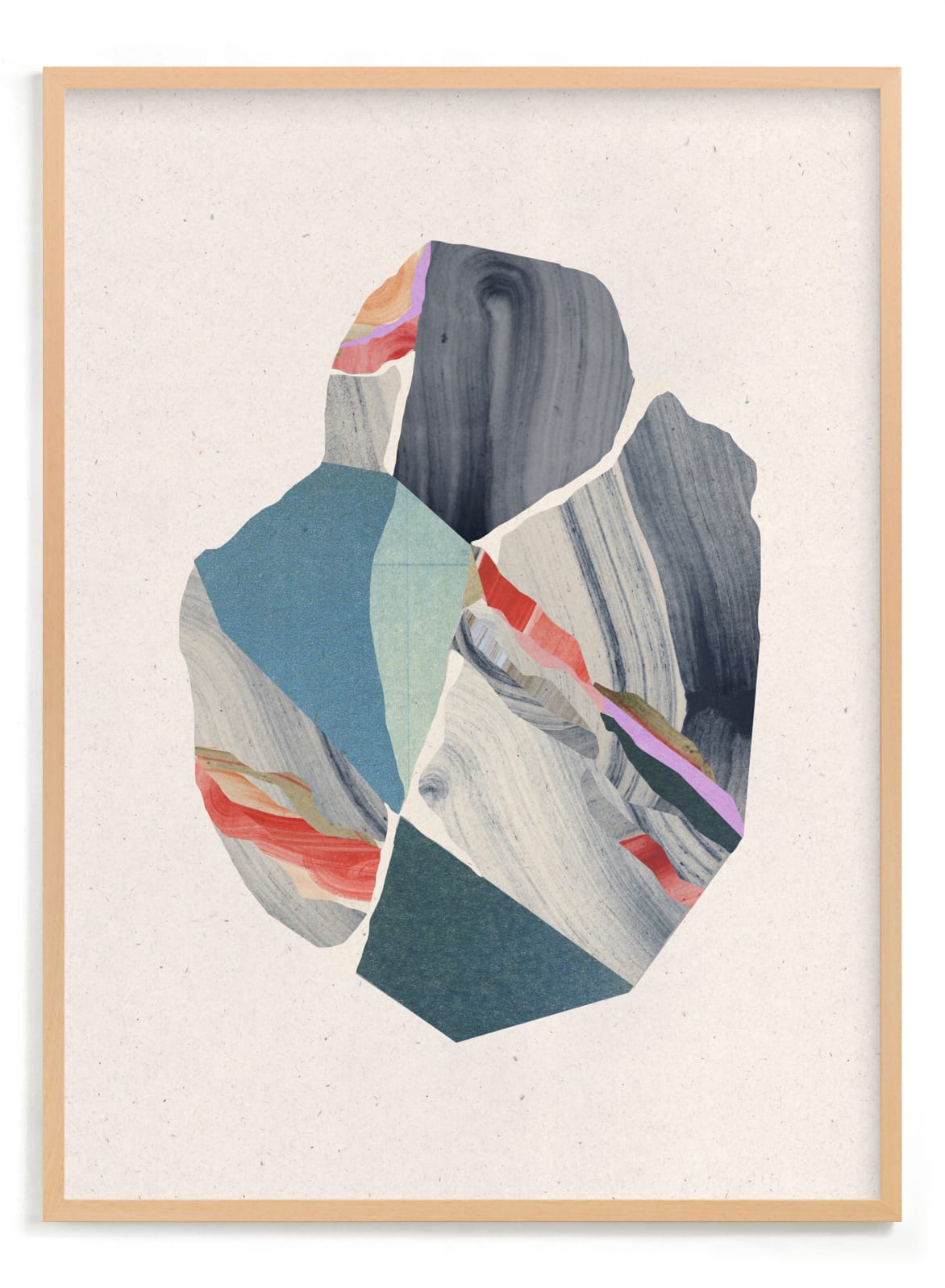 "abstract geological form I" - Limited Edition Art Print by Sumak Studio in beautiful frame options and a variety of sizes.