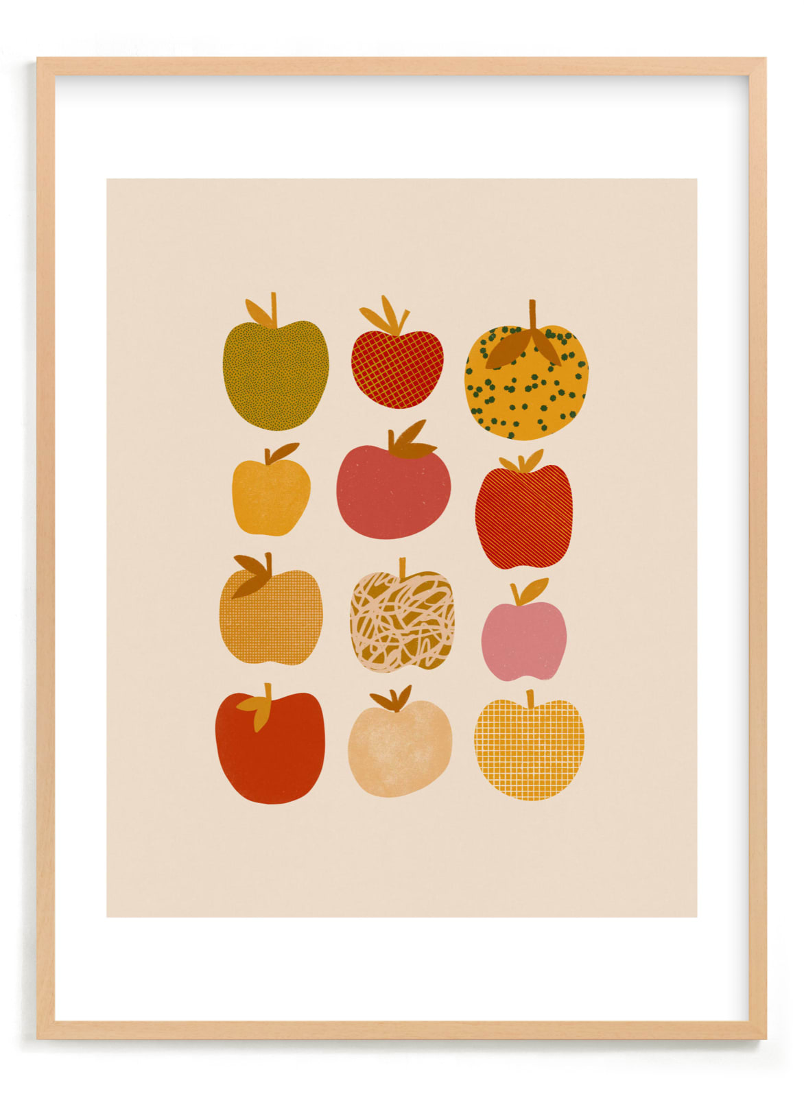 "Apples" - Limited Edition Art Print by Alisa Galitsyna in beautiful frame options and a variety of sizes.
