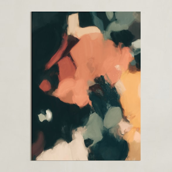 "Nightfall I" - Art Print in Marine Blue by Parima Studio - Unframed