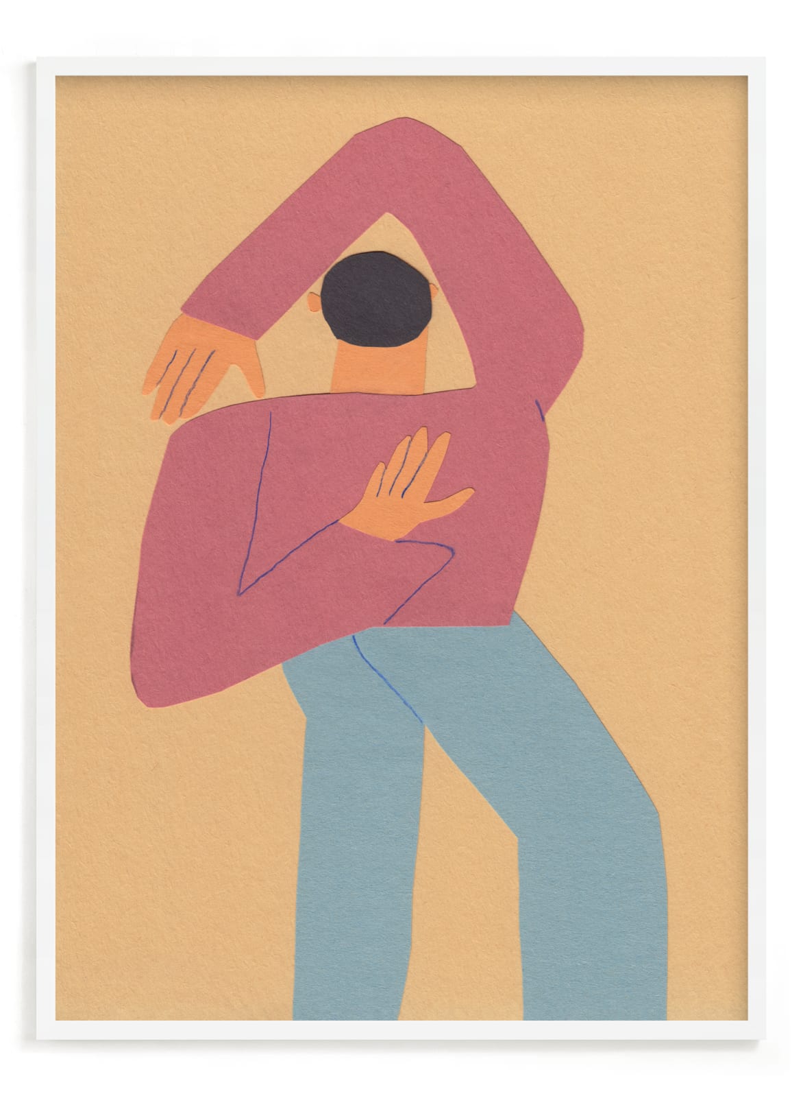 "Stretch 1" - Limited Edition Art Print by Elliot Stokes in beautiful frame options and a variety of sizes.