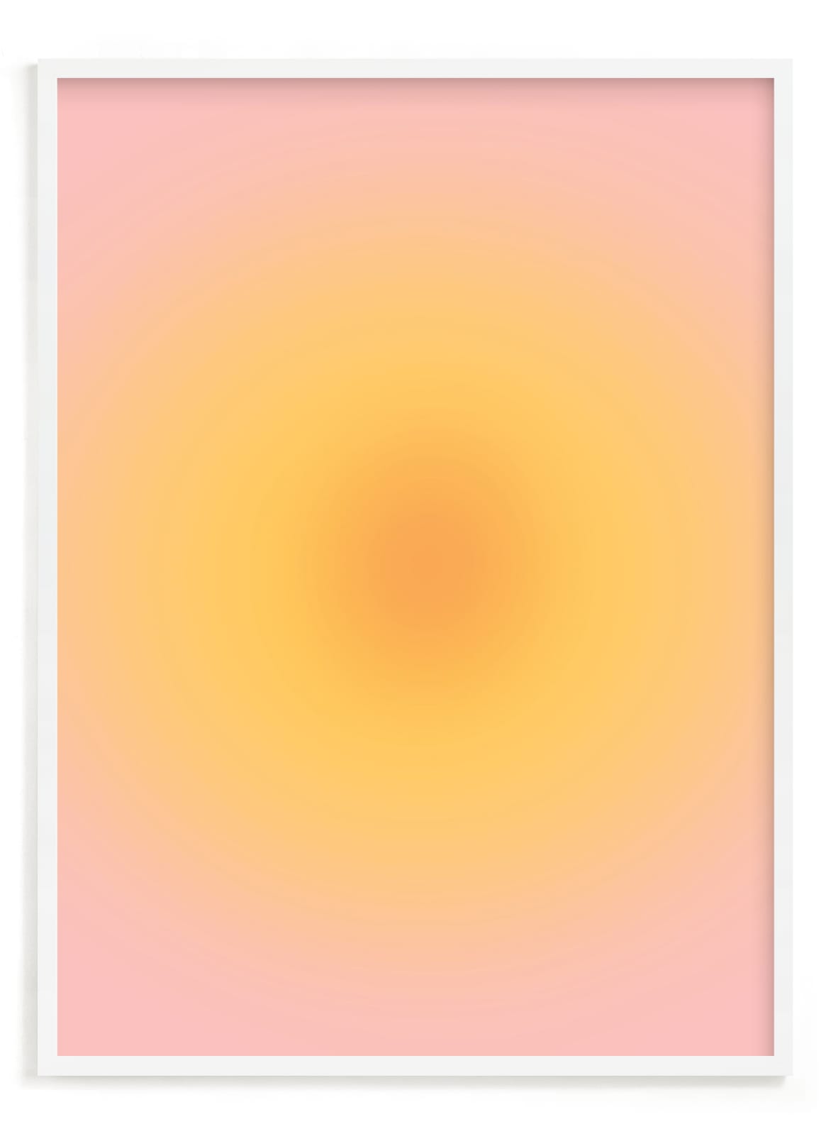Shop Soft Sun; 44x66 Size; Art Print; Frame: Black Wood from Minted on Openhaus