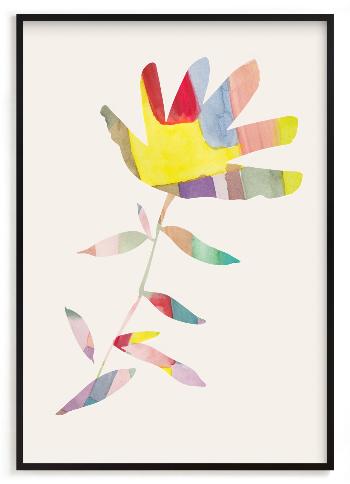 "Botanical Burst II" - Limited Edition Art Print by Creo Study in beautiful frame options and a variety of sizes.