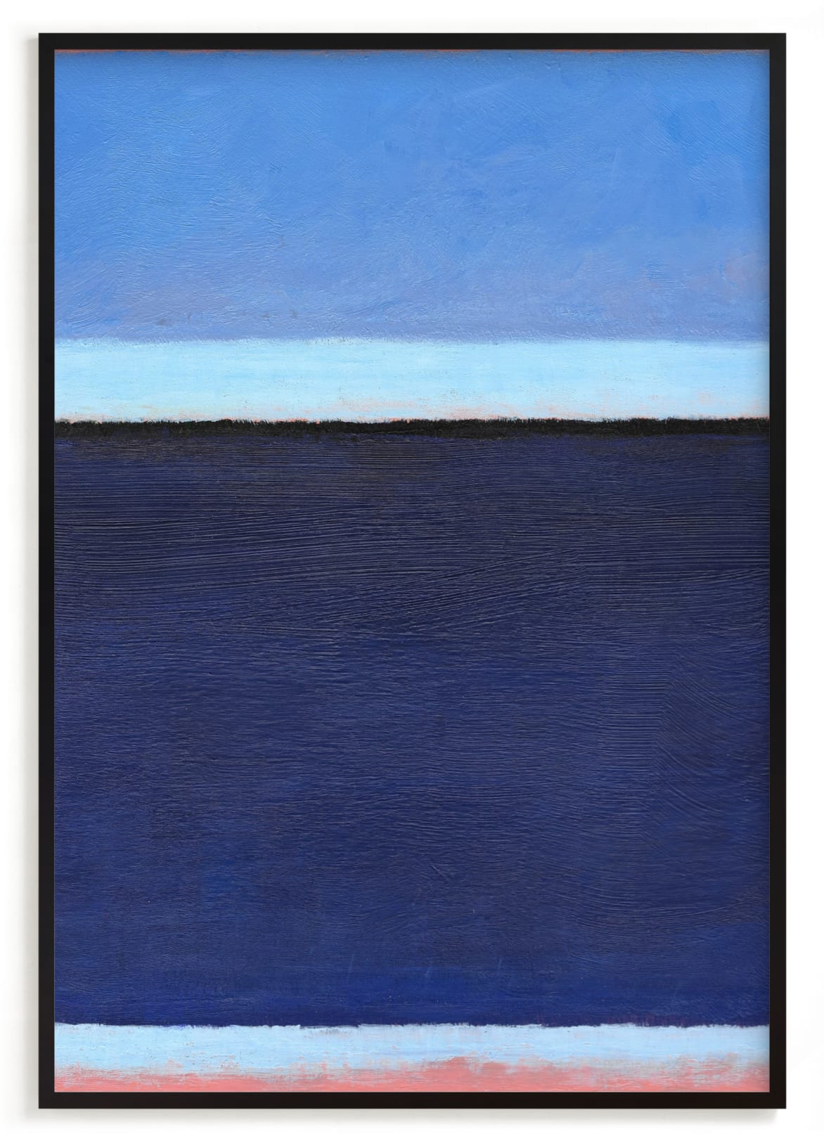 "Deep Blue Bay" - Limited Edition Art Print by Carol C. Young in beautiful frame options and a variety of sizes.
