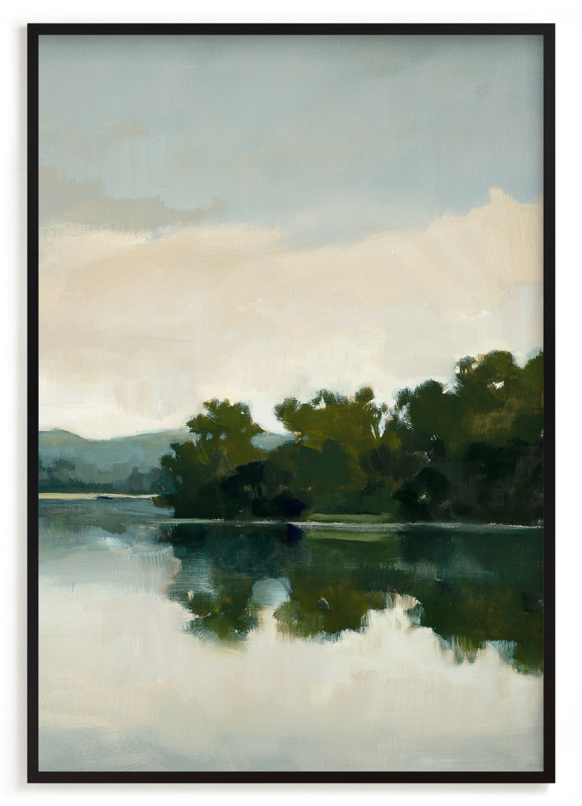 "Tranquil Waters III" - Limited Edition Art Print by Stephanie Goos Johnson in beautiful frame options and a variety of sizes.